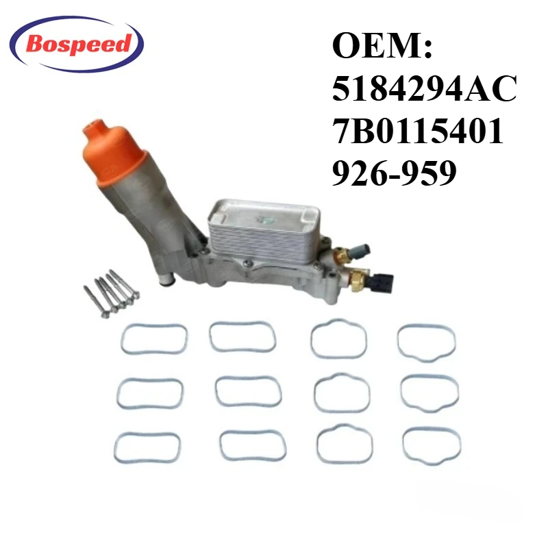 OEM 5184294ac 7b0115401 Auto Parts Aluminium Kit Engine Oil Filter for Dodge