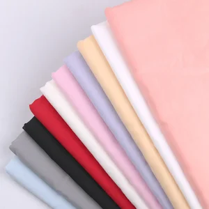 1m 100% Cotton Fabric for Lining Clothes Dresses By The Meters White Jersey Diy Fabric Top Soft Quilting Fabrics