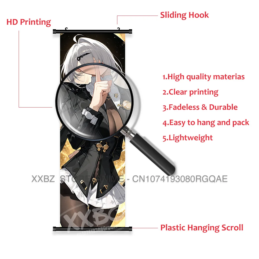 Zenless Zone Zero-pintura colgante de juego, obra de arte de pared moderna, rollos de imagen, lienzo impreso de Anime, póster, decoración del hogar para sala de estar