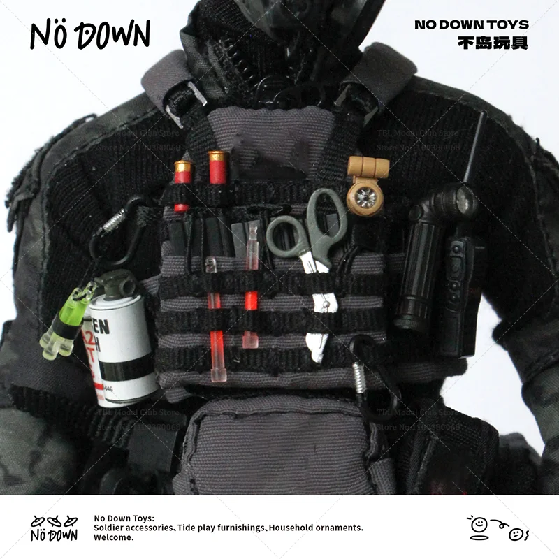 1/12 스케일 여성/남성 미니 액세서리 야외 생존 조명 모델 6인치 액션 피규어 군인용 비상 신호 장치
