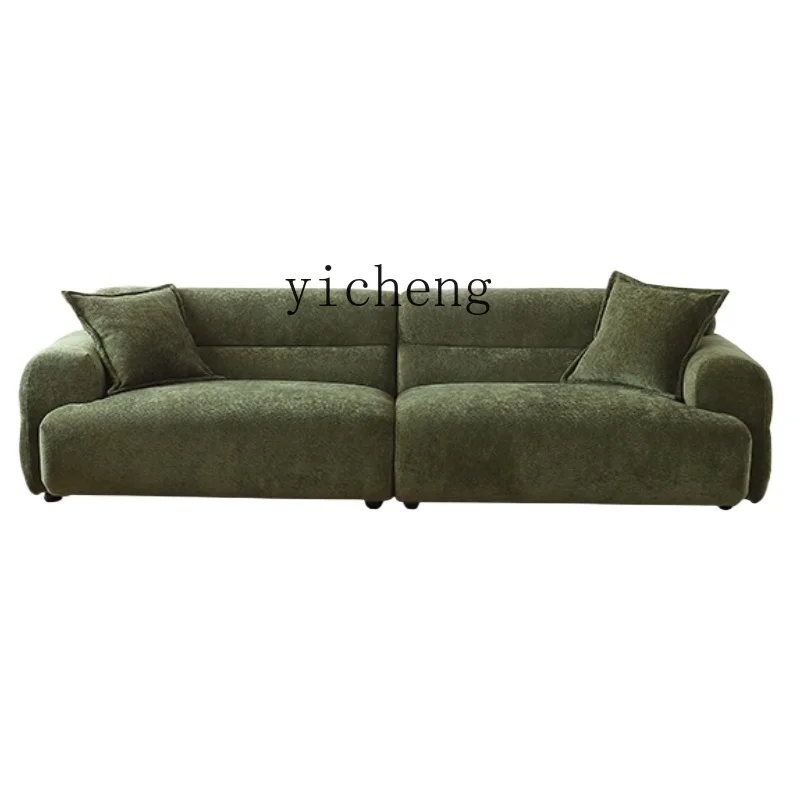 TQH retro small apartment sofa fabric sofa modern simple minimalist living room sofa