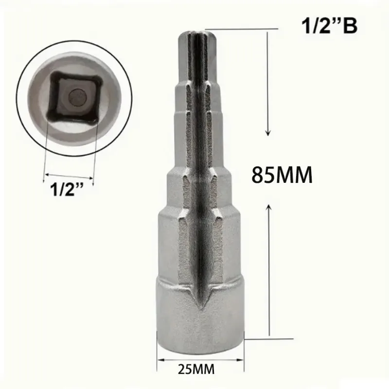 الكربون الصلب 1/2 بوصة خمس خطوات محرك المبرد Spud وجع رئيس معبد رئيس شوكة وجع لصمام تسخين المياه صمام المبرد #5