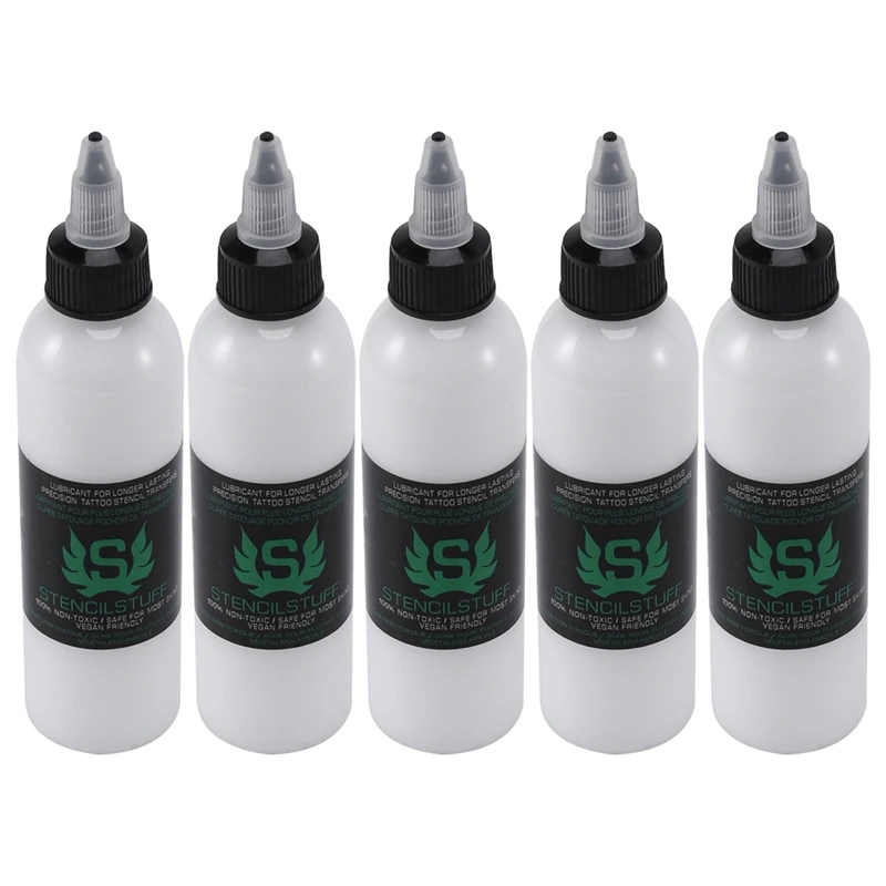 5X Tattoo Stencil Stuff Tattoo Stencil Transfer Formula Tattoo Ink Beauty Tools 120Ml