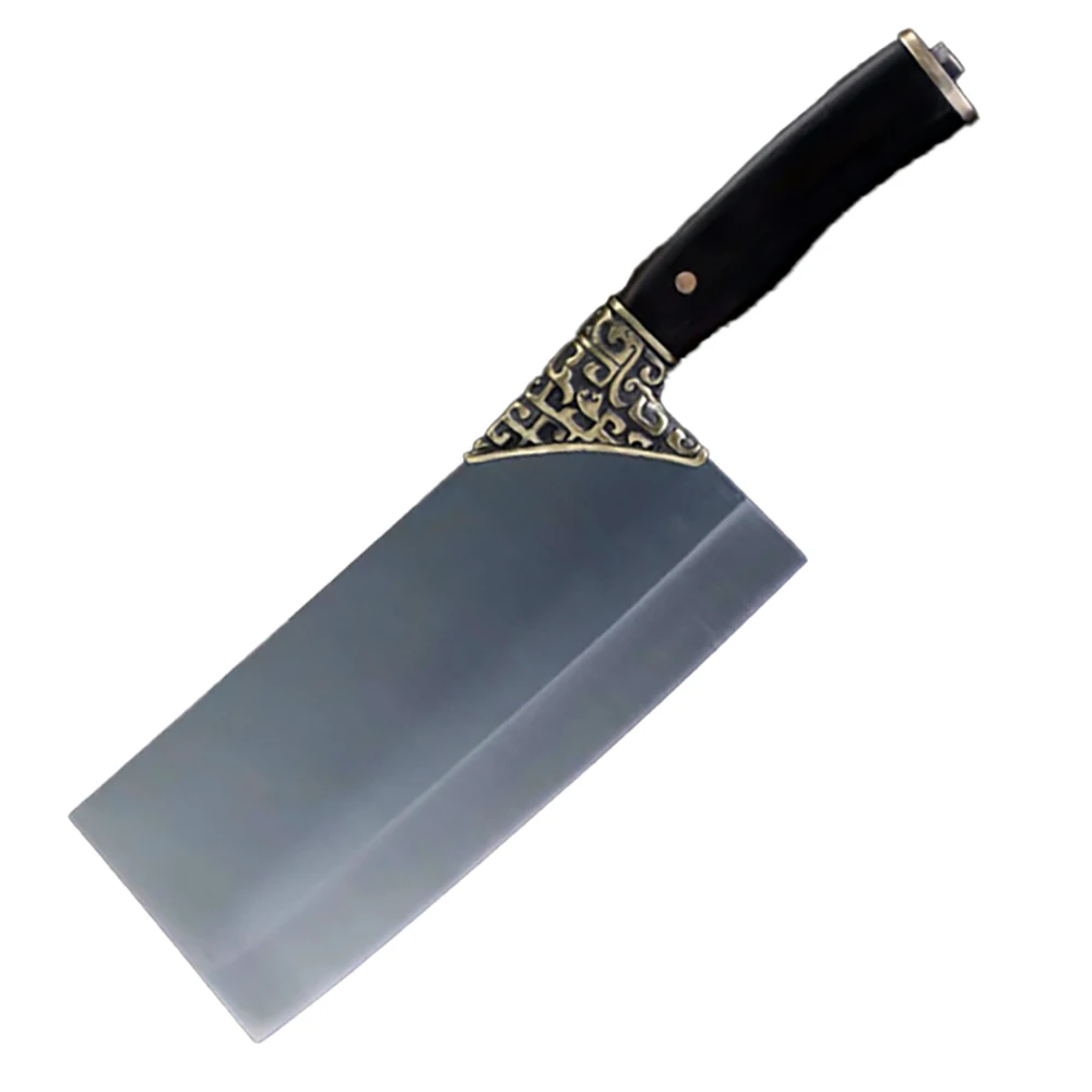 

Square Head Slicing Knife Professional Chef's Knives Handmade Forged Kitchen Cleaver Wood Handle 8 Inch Japanese Mulberry Knife