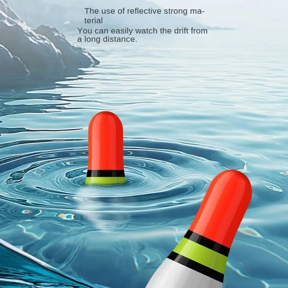 4pcs Nanomaterials Fishing Rock Float Superfine Sea Fishing Buoy Dual-purpose Eat Lead 1.0-5.0g Streams Floaters