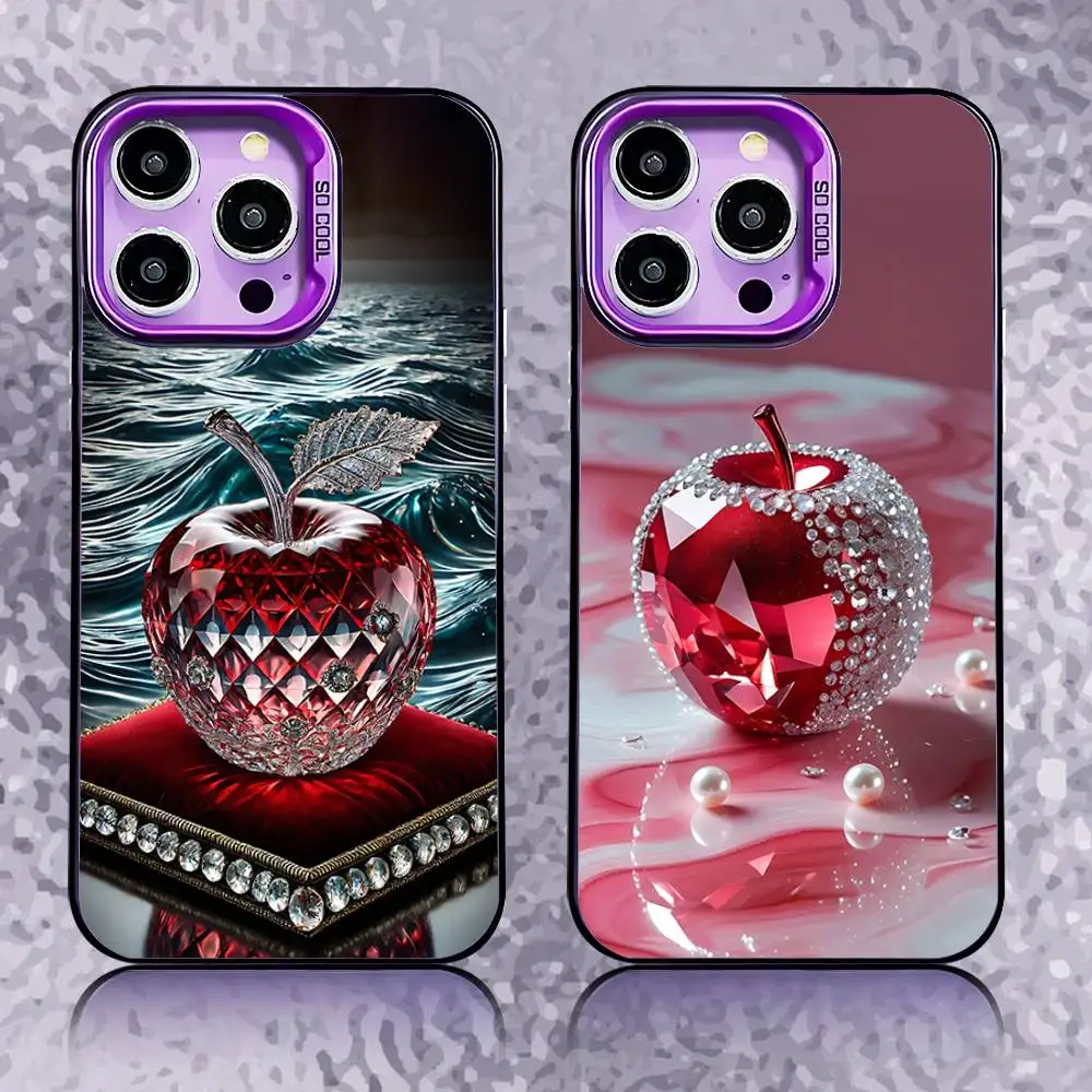 

Happy Lucky Apple Phone Case For iPhone 16,15,14,13,12,11,Pro,XS,Max,Plus,Mini,SE Purple Candy Matte Shockproof Cover