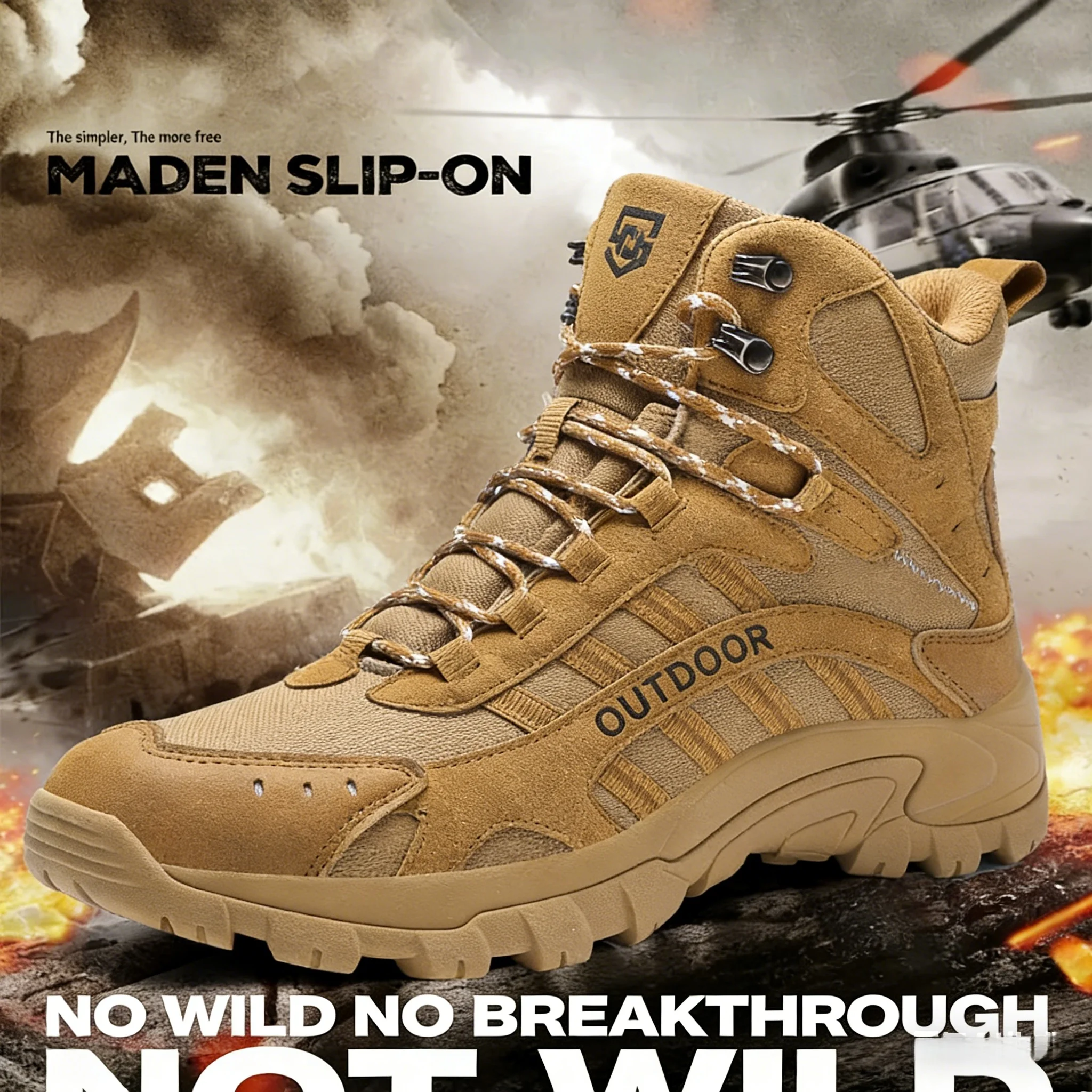 

Высокие походные ботинки для активного отдыха, нескользящие, износостойкие, для хайкинга и прогулок.