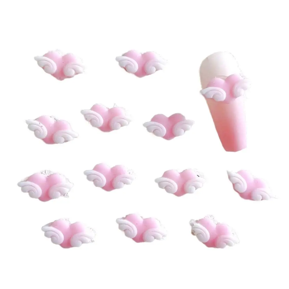 Wings Luminous Nail Decorations Manicure Accessories Nail Rhinestones Heart Nail Decorations Nail Jewelry 3D Nail Art Drills