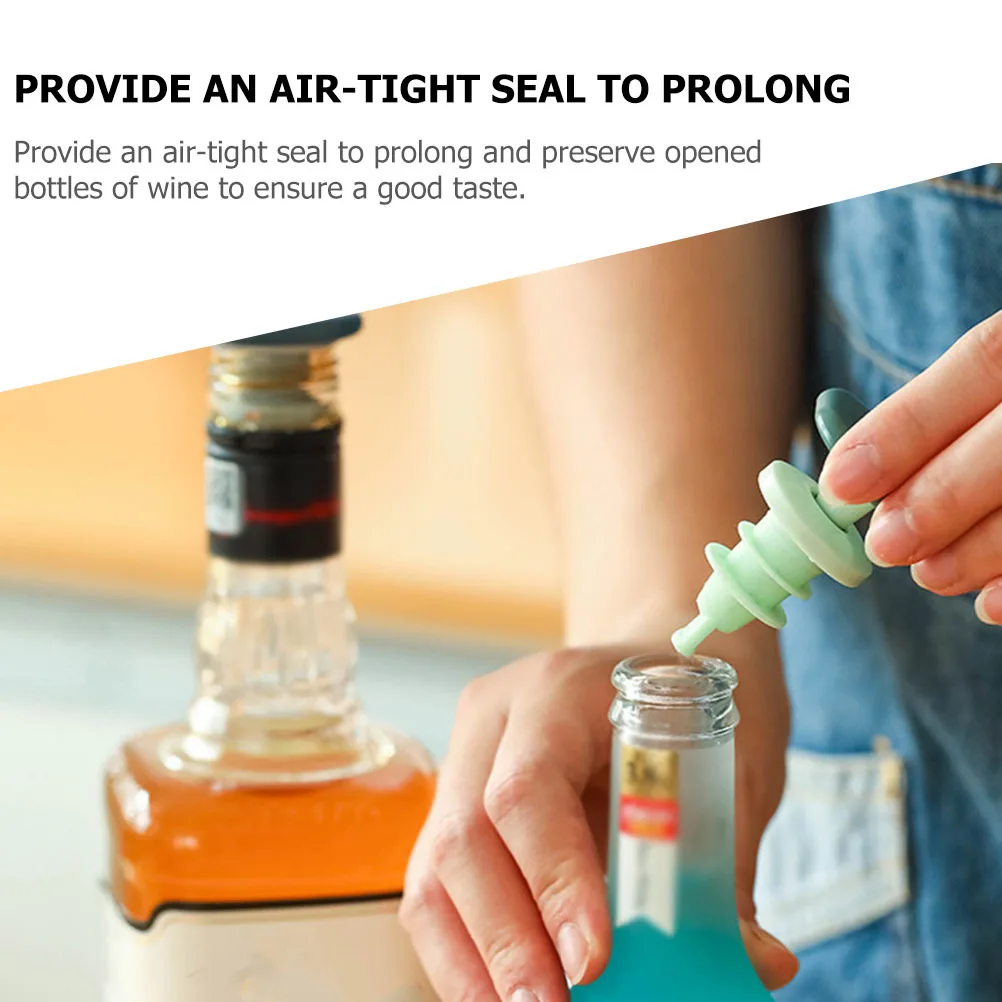 

Alipis 4 Pcs Cork Wine Stopper Beer Bottle Plug Red Vacuum Pump Wedding Supplies Seal