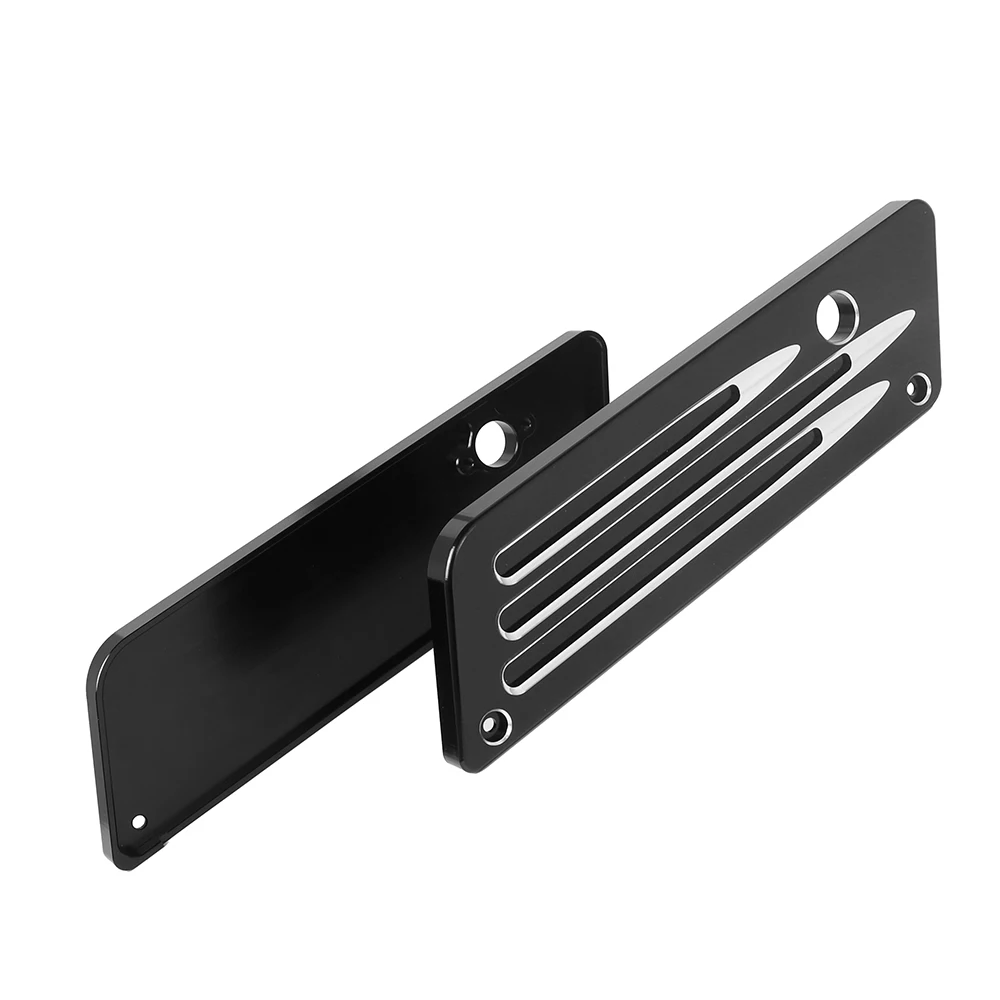Motorcycle Saddlebag Latch Cover For Harley Touring Electra Street Glide Road King FLH FLT FLHR FLTR 1993-2013
