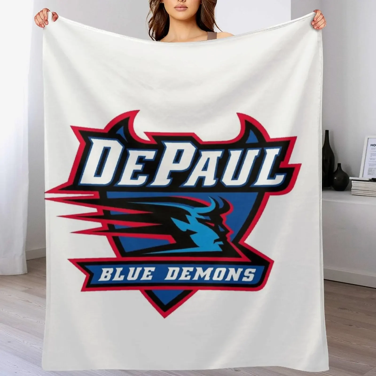 DePaul Blue Demons Throw Blanket Luxury St Tourist Blankets