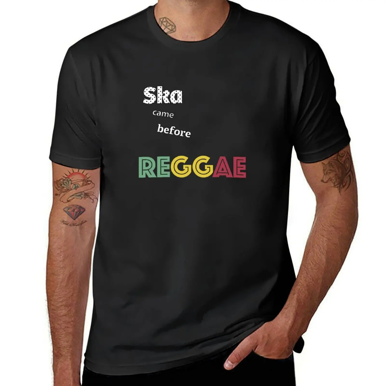 Ska came before Reggae T-Shirt heavyweights aesthetic clothes boys whites plain t shirts men