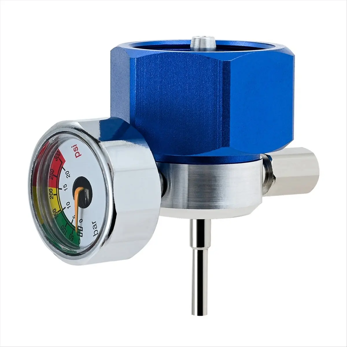 COFA Propane Filling Adapter for Green Gas with Pressure Gauges and Thimble Protective Cover Use Propane Camping Tank