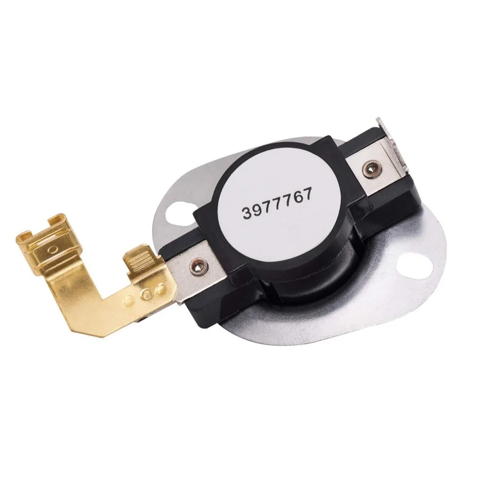 OEM Compatible Thermostat Parts Electrical Socket Clothes Dryer Part Dryer Thermostat High Temperature Resistant