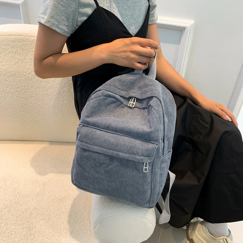 

Рюкзак унисекс, вельветовая сумка, дорожные повседневные школьные сумки, рюкзак для ежедневных поездок на работу, студенческая сумка для кампуса, школьная сумка