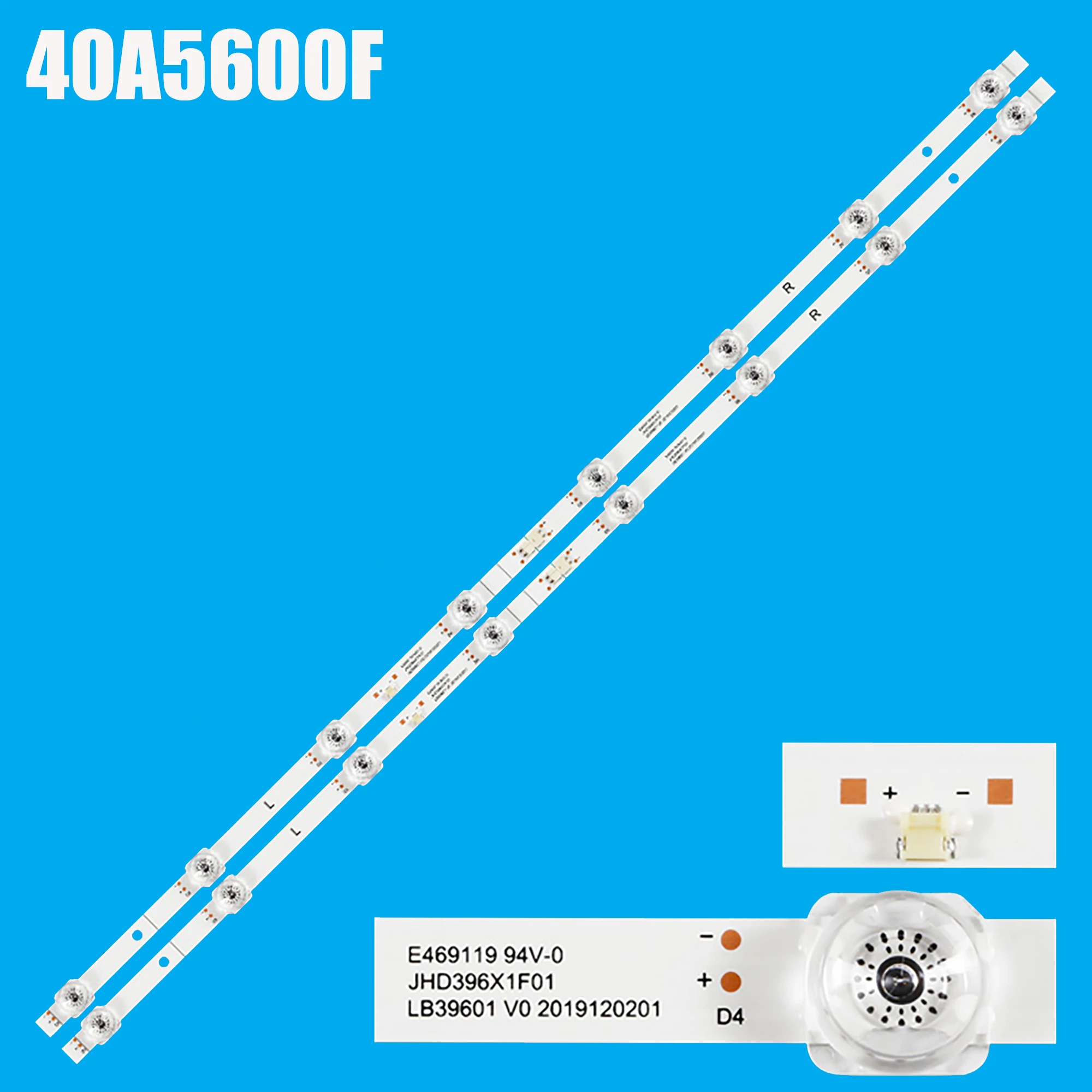 1/5/10 kit LED Backlight Strip For SVH396A03 HISENSE 40A4HV 40H5500G 40H5G 40AE5000F 40A5600FTUK LB39601 V0 JHD396X1F01-TXL1