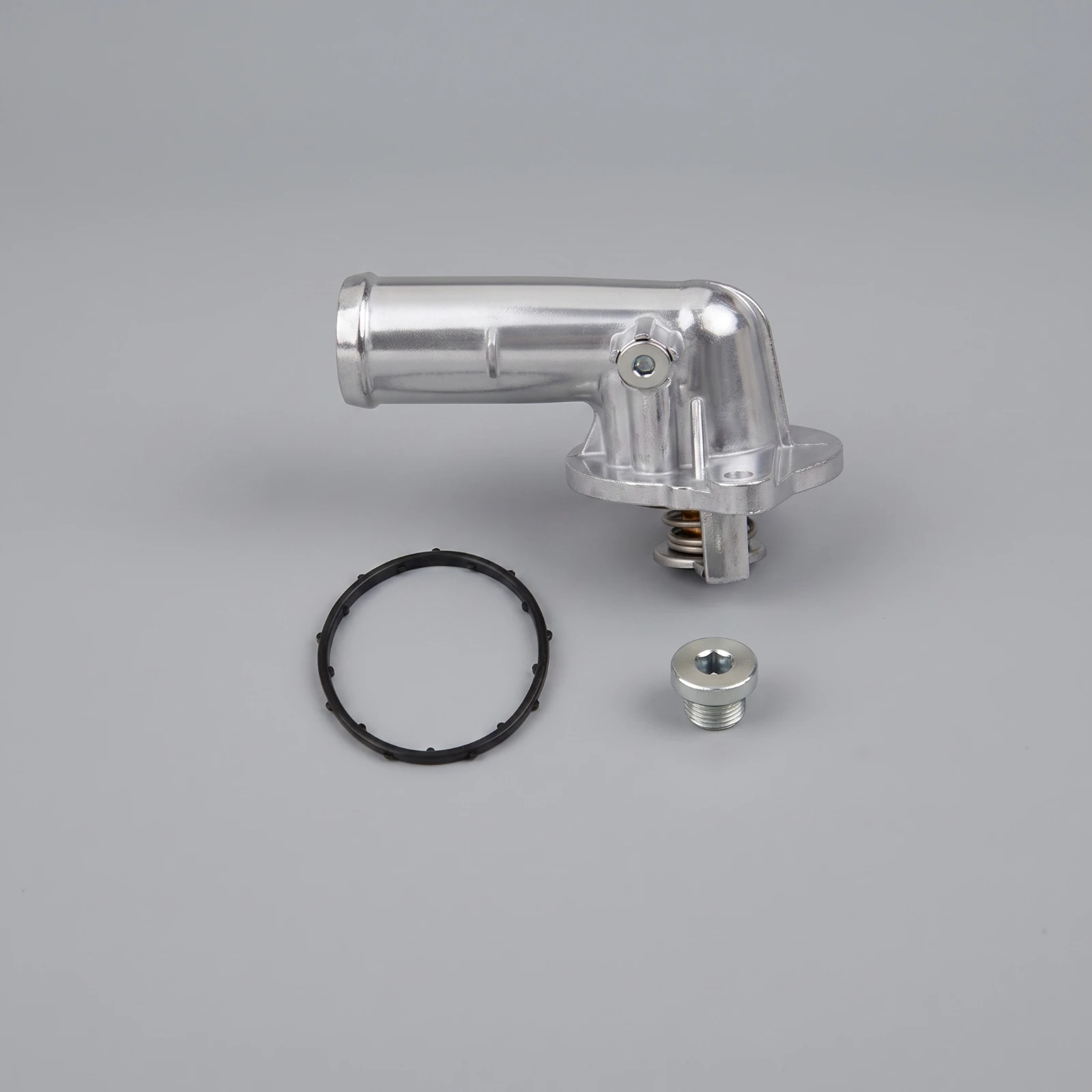 Engine Coolant Thermostat Housing Assembly Metal Thermostat Housing with Sealing Seal Corrosion-Resistant Easy-to-Install