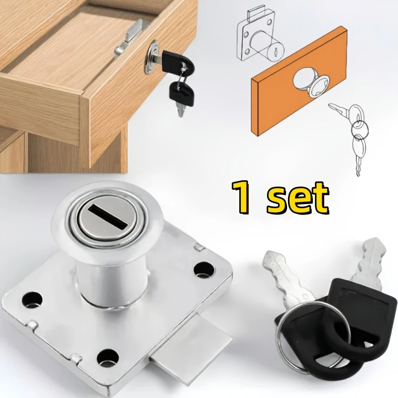 Cabinet Drawer Lock Wardrobe Cabinet Cam Locks With Keys Furniture Door Latch Hardware For Office Desk Letter Box Mailbox