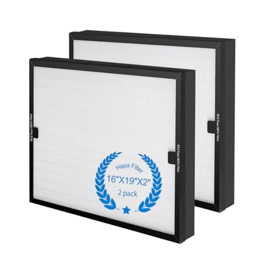 

Сменный HEPA-фильтр F301H, 2 шт., совместимые с фильтрами воздушной скруббера BluDri Mounto также подходят для Dri-Eaz и детали очистителя воздуха