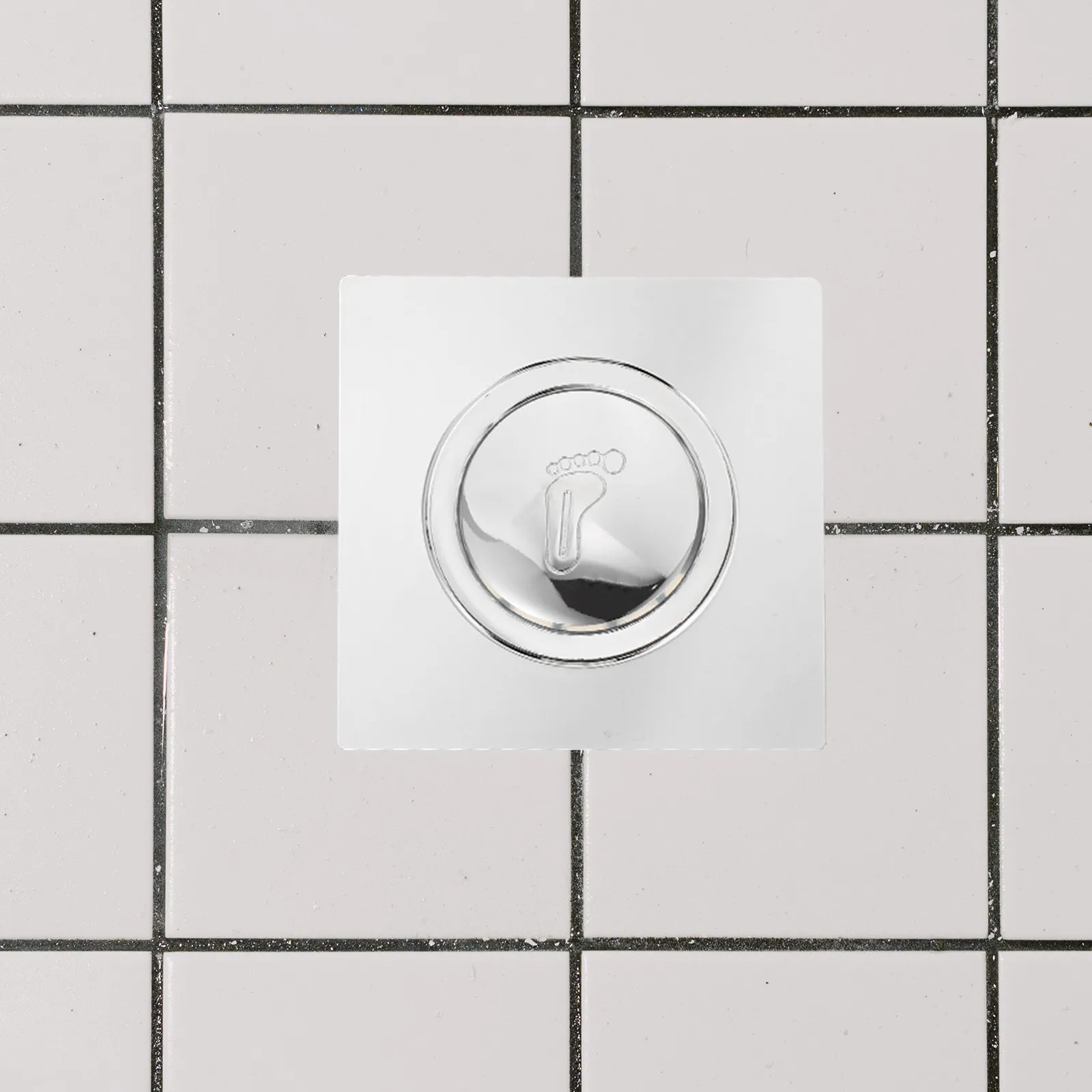 Bathroom Sink Drain Stopper Step Closure .8cm Panel Stainless Steel Look Sink Plug Basin Stopper Anti Block Pull Basket