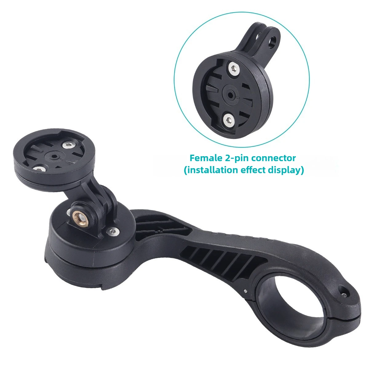 Geeignet für Garmin Rücklicht-Halterung, GoPro Action-Kamera-Adapter, Magicshine Scheinwerfer-Halterung – Detail 2