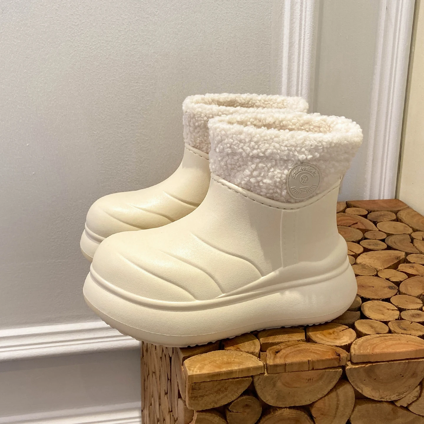 

Xh8803 Women's Snow Boots Winter Plush Thickeneded Bread Large Cotton Shoes Northeast All-In-One Waterproof, Non-Slip and Warm