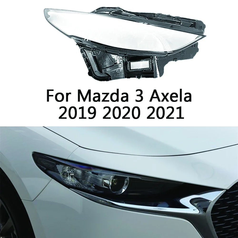 

Прозрачная крышка налобного фонаря для Mazda 3 Axela 2019 2020 2021, корпус налобного фонаря из плексигласа, замена оригинального абажура