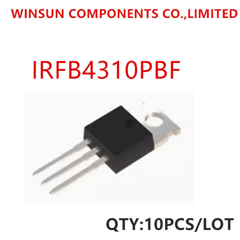 100% New Imported Original IRFB4310 IRFB4310PBF TO-220 N-Channel MOS FET 100V 100A