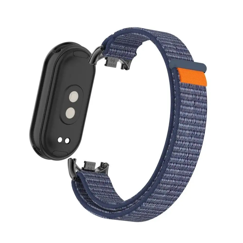 Atmungsaktives Nylonarmband für Xiaomi Mi Band 10 9 8 Armband Metallkopfpartikel für MiBand 10 9 8 NFC-Uhrenarmband-Zubehör