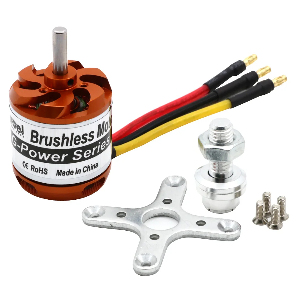 D3548 3548 790KV 900KV 1100KV Brushless Motor 3-5S For Mini Multicopters RC Plane Helicopter