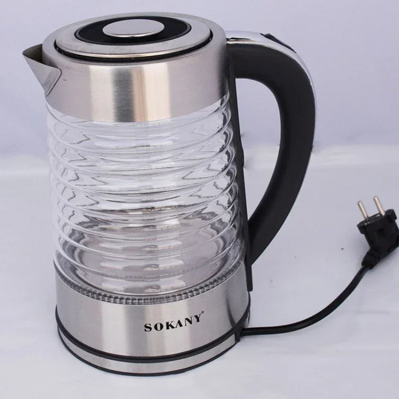 Electric Tea Kettle Stainless Steel Interior 2.2 Liter/2200W, Hot Water Kettle, Wide Opening & Automatic Shut Off, BPA-Free