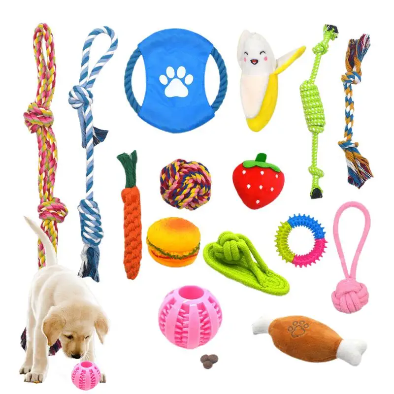 

Dog Tug Of War Toy Sturdy & Safe Puppy Rope Toy Chew Toys Provide Entertainment Dog Pull Toy For Small Medium Large Dogs