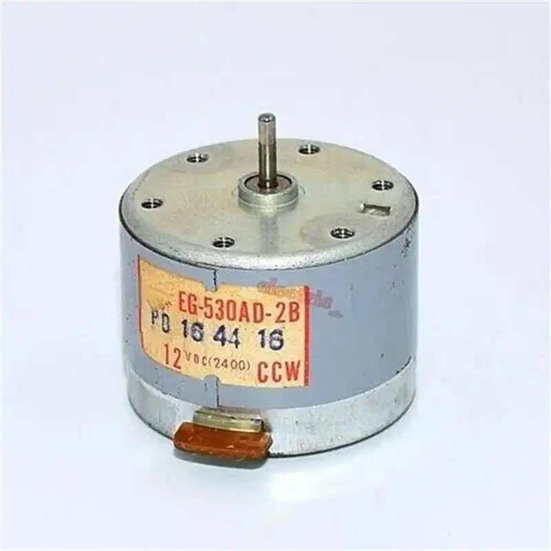 

6V 9V 12V 2400 rpm Low Speed Large Torque EG-530AD-2B Motor For Tape Recorders Electric Screwdriver Toys Miniature Power Tools