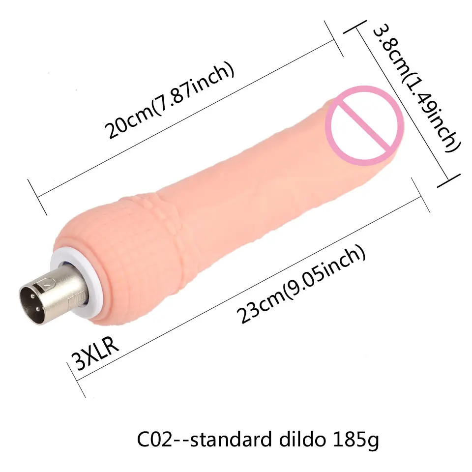 FREDORCH Realistic Penis Medical Silicone Material Dildo Womens Masturbation Device Sex Toy 3XLR Connector Accessories