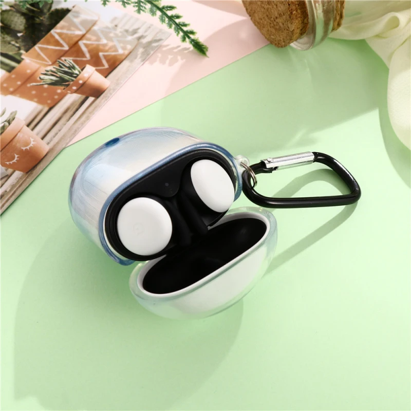 Headset Protective Cover Shockproof Protection Box With Key Chain Earphone Box Cute Multicolour For G-oogle Pixel Buds 2 Earbuds