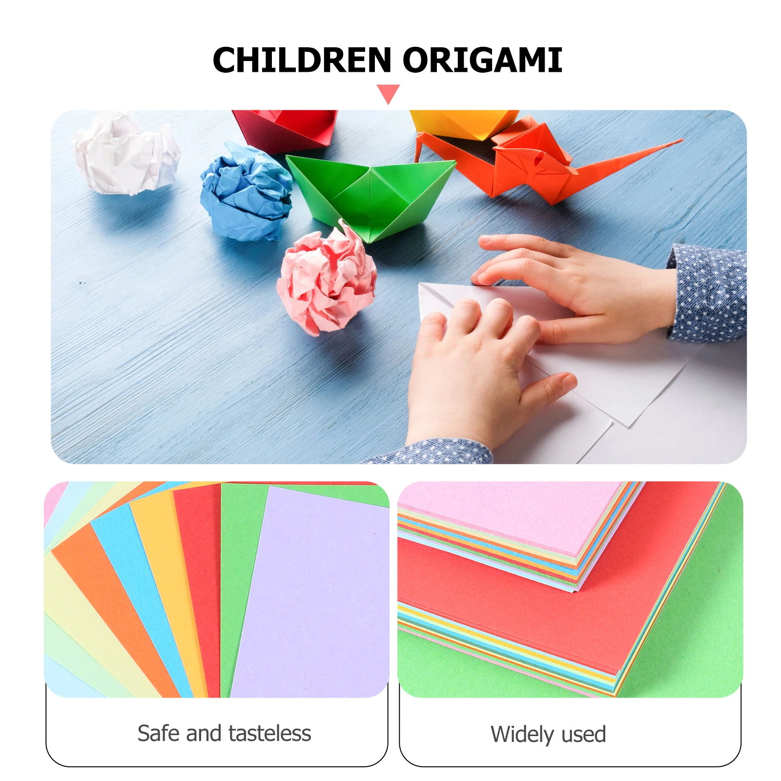 

600Pcs Handmade Paper for Creative Origami Craft Simple DIY Folding Papers Fun Activity Supplies Origami Paper