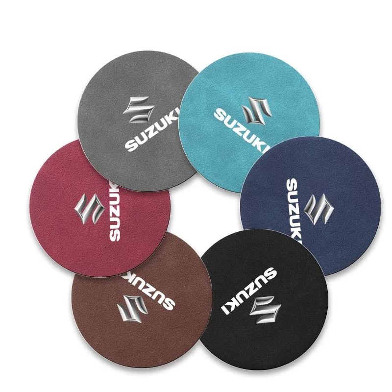 سيارة مكافحة زلة كوستر مكافحة الضوضاء كوب ماء وسادة وسادة تصفيف السيارة لسوزوكي سويفت الساموراي فيتارا SX4 جيمي ألتو كايزر انجنيس #2