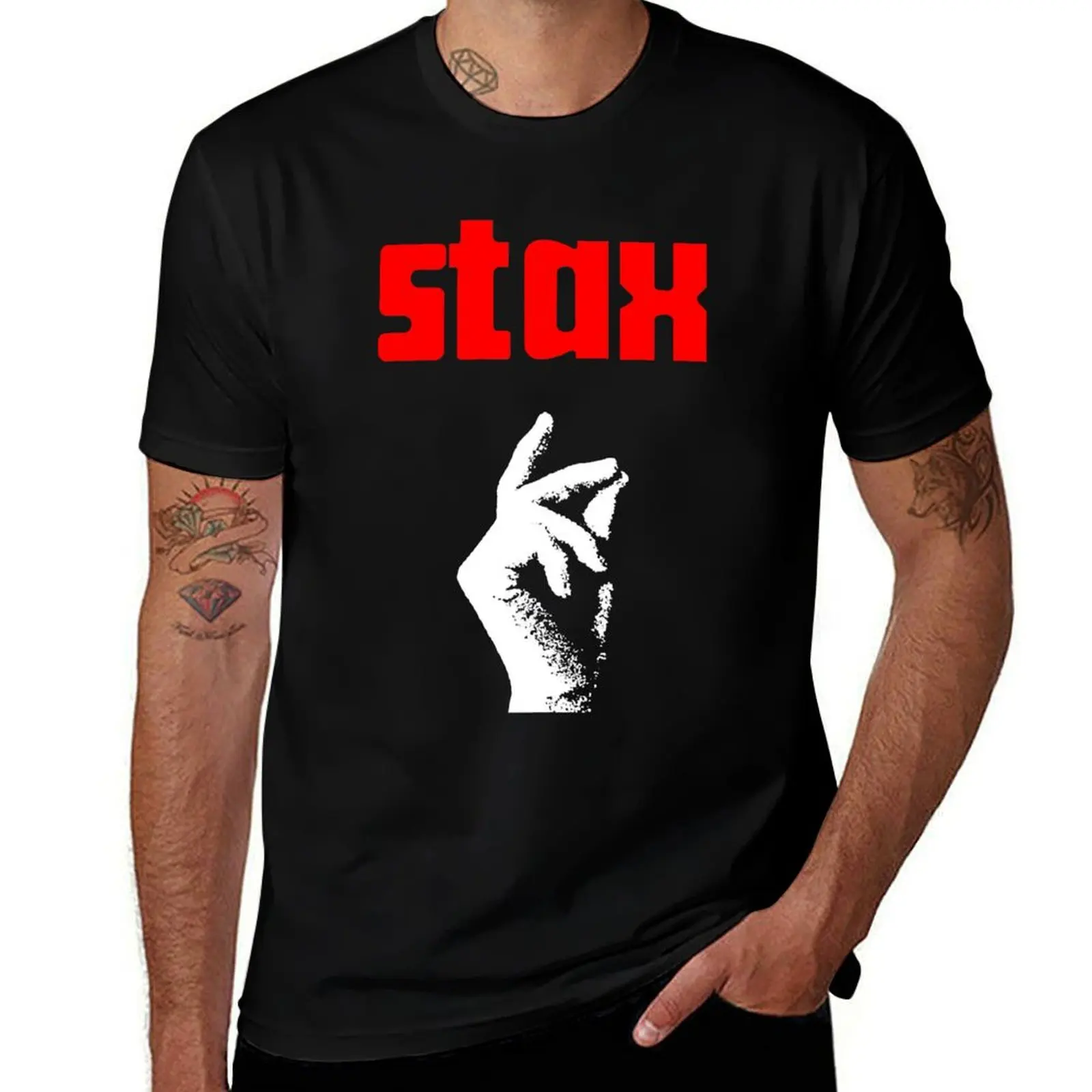 

Stax T-Shirt anime t shirts oversize t shirt man cotton t shirts for man pack white T-Shirt