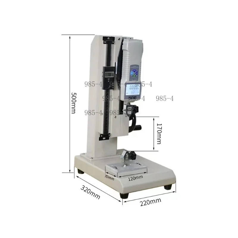 Spiral Force Gauge Machine, Tensile Compression Test Bench with Digital Display Push-pull Bracket