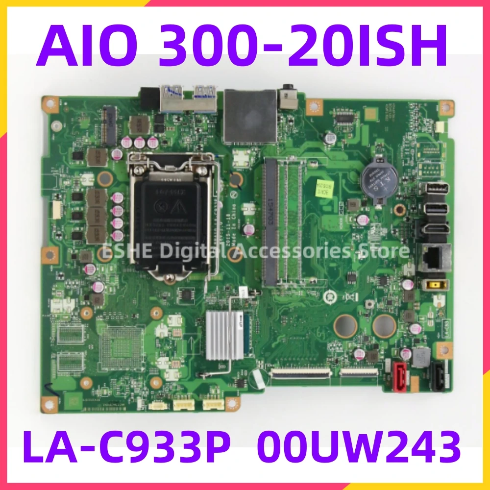 

BBA10 LA-C933P motherboard for Lenovo IdeaCentre AIO 300-20 300-20ISH all-in-one Laptop Motherboard DDR4 00UW243 100% work