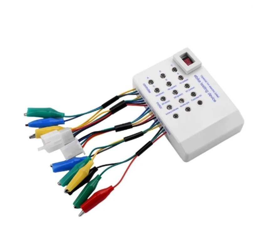 24V-72V Brushless Motor Controller Tester, E-Bike/Scooter Diagnostic Tool w/ 9V Battery