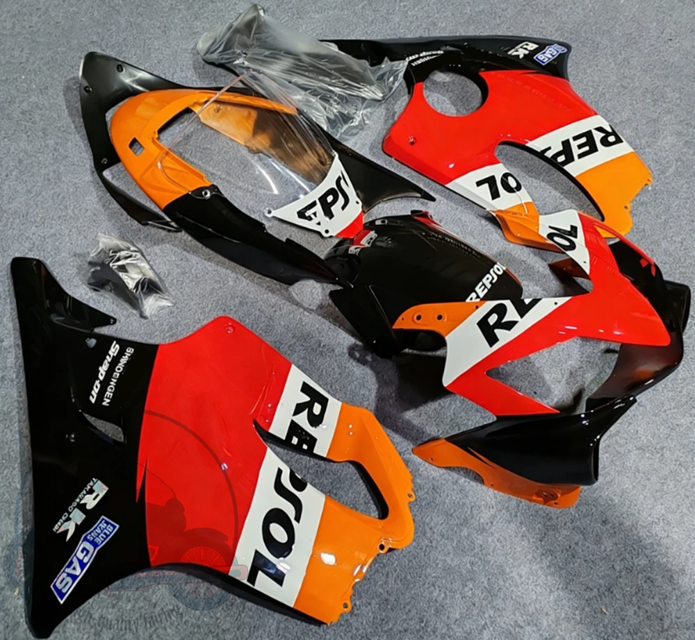 High Quality New ABS Full Fairings Kit Fit for HONDA CBR600RR F4i 2004 2005 2006 2007 Bodywork Set Custom Red Orange