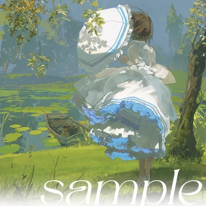 

Santu Personal Artbook Artwork Illustration Collection Sunlight Pouring Down Like A Bouquet Aesthetic and Exquisite