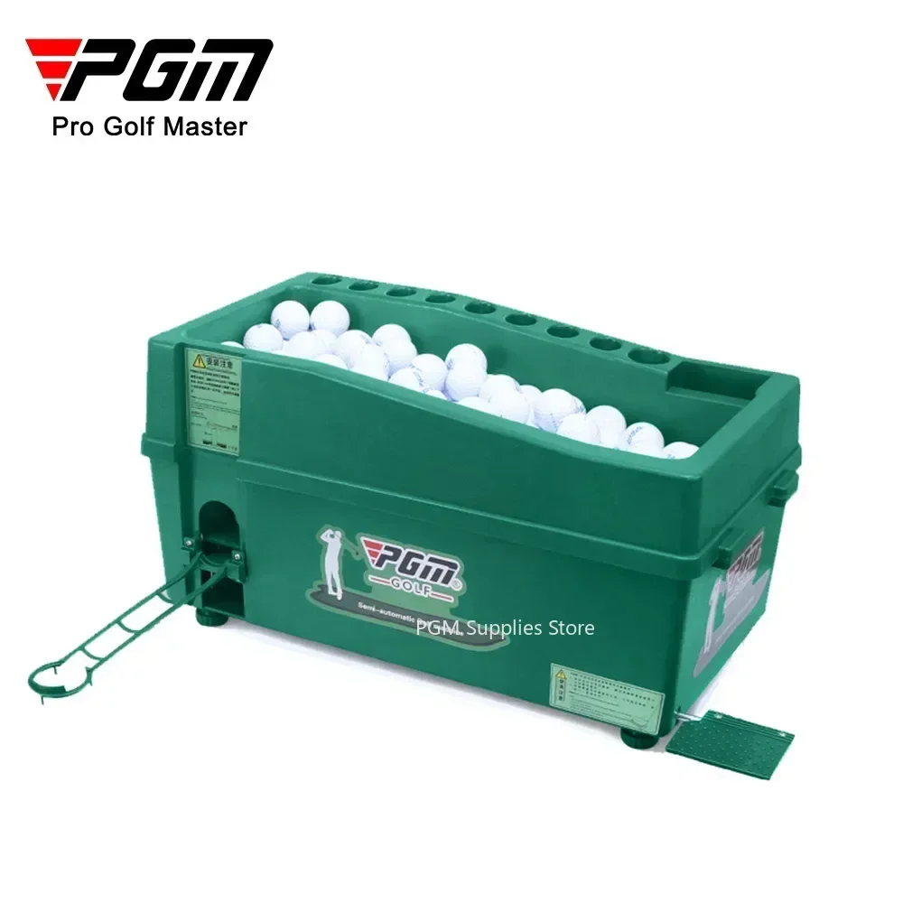 PGM Semi-automatic Golf Ball Machine Automatic Golf Ball Dispenser multifunction Golf Clubs Holder Golf Training Service Machine