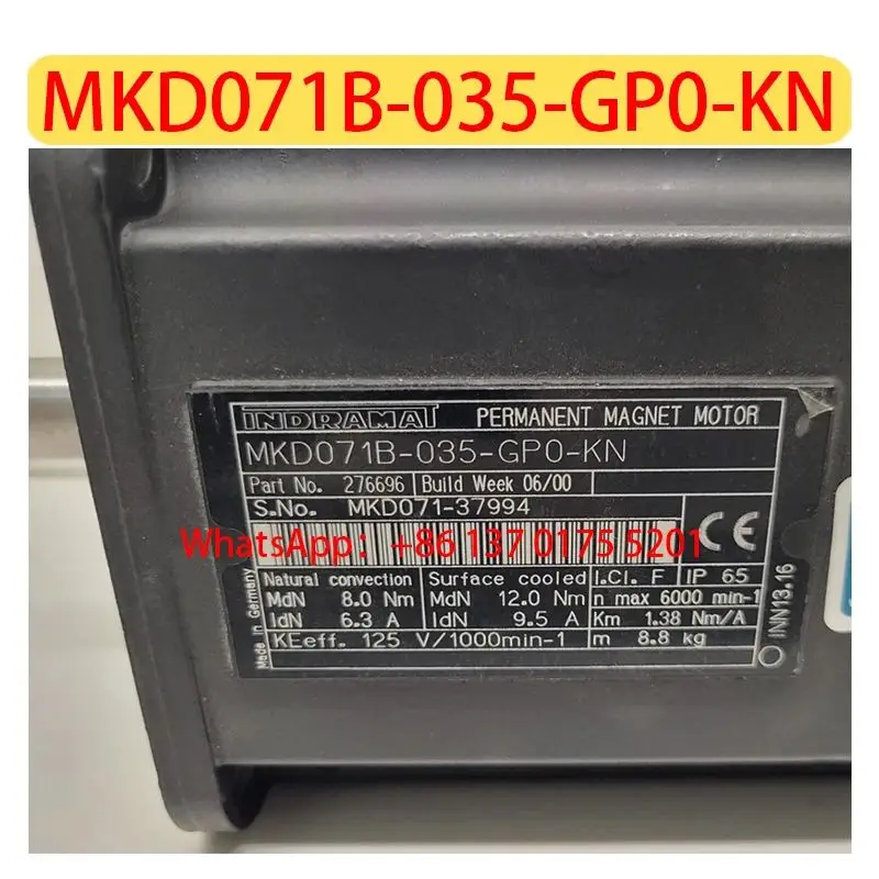 

MKD071B-035-GP0-KN Б/у серводвигатель, проверен, исправен, быстрая доставка.