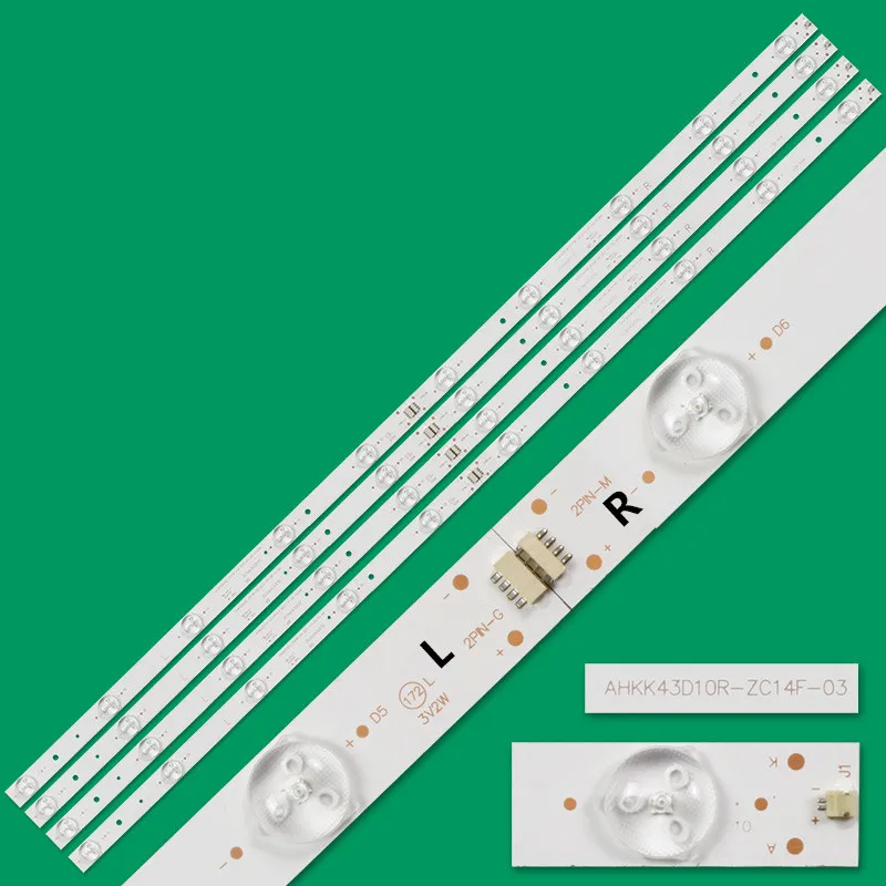 LED Strip For LED43U60 43e6000 LED-43B550 AHKK43D10L-ZC14F-03 AHKK43D10R-ZC14F-03 303AK430031 3AS10CX85717 Polaroid P4370W