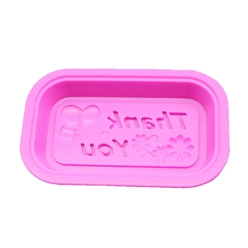South Korea\'s Small Natural Soap And Handmade Soap Silicone Mold Making Pastry Cake Thank You Shape Forming Tool