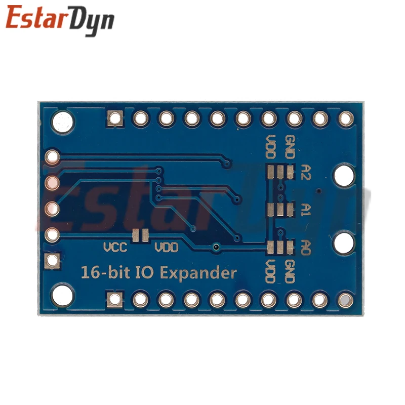 PCF8575 Module Expansion IO port Expander board DC 2.5-5.5V I2C communication control 16 IO ports For Arduino