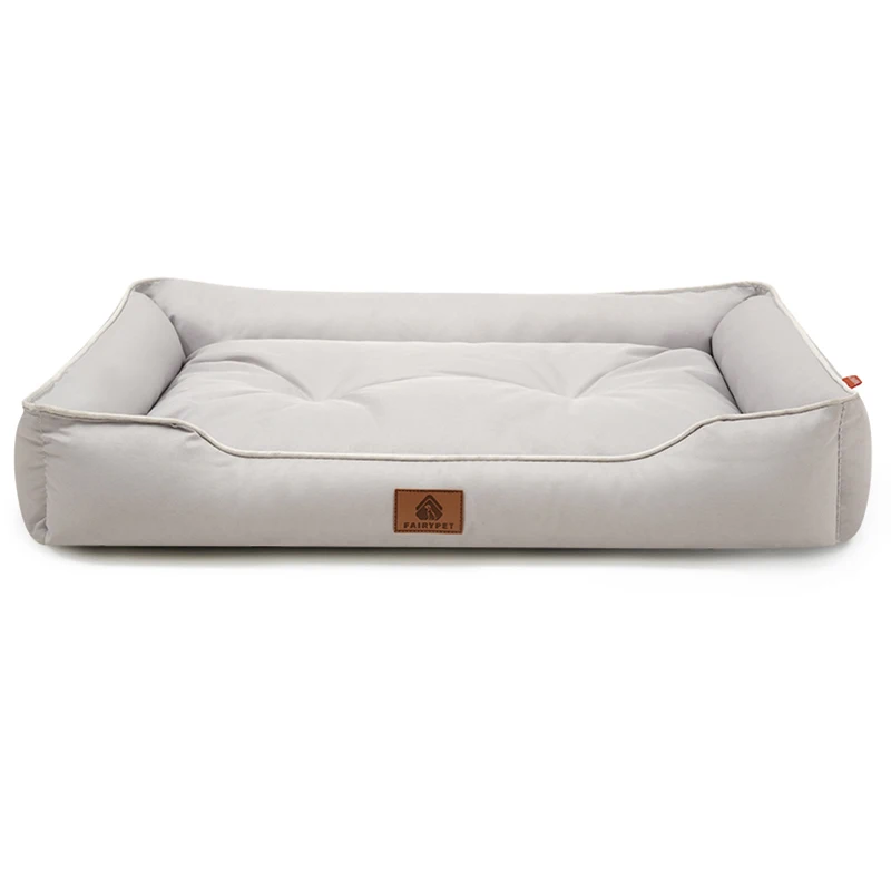 Winter Dog Bed-Dog Sofa Beds for Dogs,Foam Pet Couch Bed with Washable Removable Cover,Waterproof Lining and Non-Slip Bottom