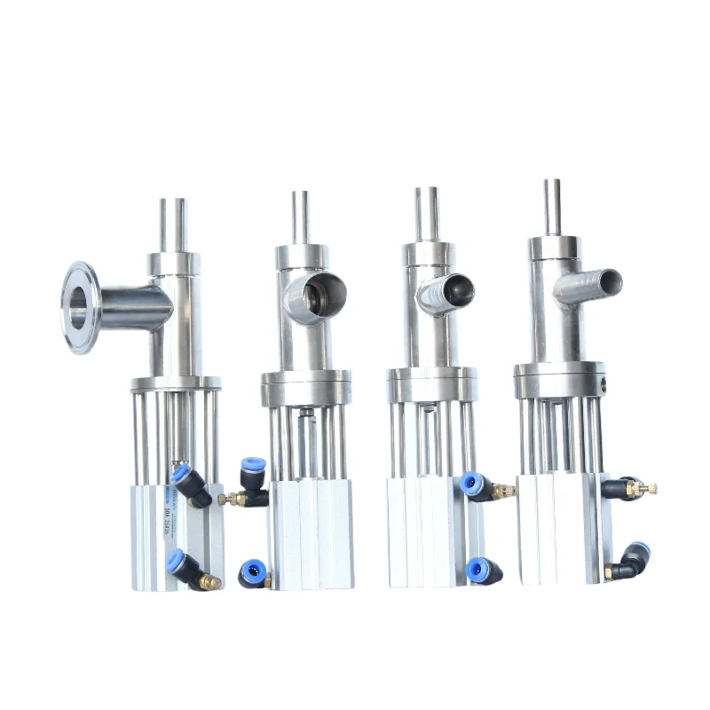 Pnuematic Filling Valve outlet nozzle head, filling head of piston filling machine DN16, automatic filler head SHENLIN